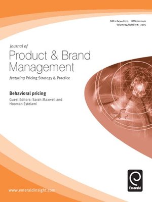 cover image of Journal of Product & Brand Management, Volume 14, Issue 6